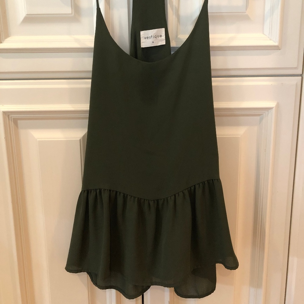 Army Green Tank Top